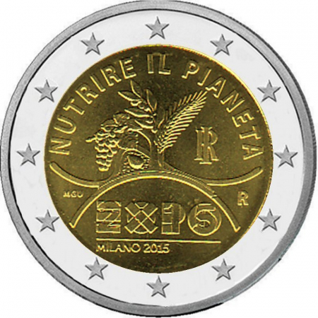 2 € Italien - 2015 - EXPO 2015 in Mailand