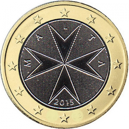 Malta - 2015 - 1 € Kursmünze aus KMS