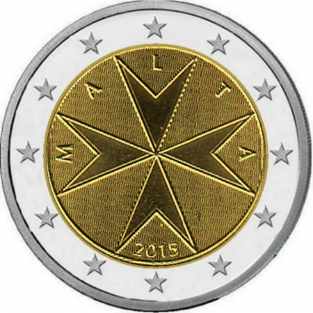 2 € Malta - 2015 - Kursmünze aus KMS