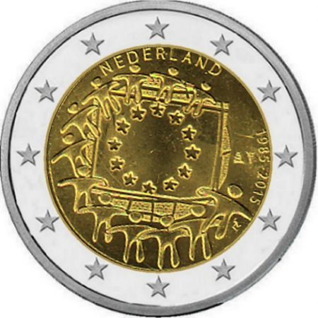 2 € Niederlande - 2015 - 30 Jahre Europaflagge