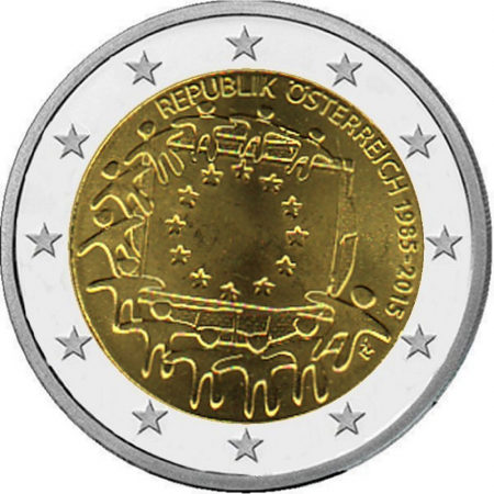 2 € Österreich - 2015 - 30 Jahre Europaflagge