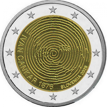 2 € Slowenien - 2026 - 150. Geburtstag von Ivan Cankar