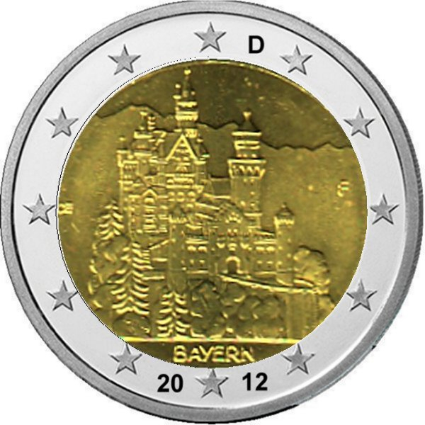 2 € Deutschland - 2012 - F - Schloss Neuschwanstein