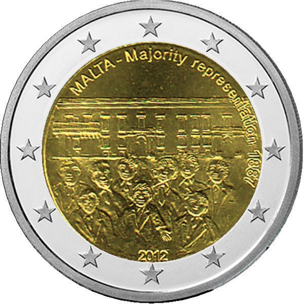 2 € Malta - 2012 - Mehrheitswahlrecht