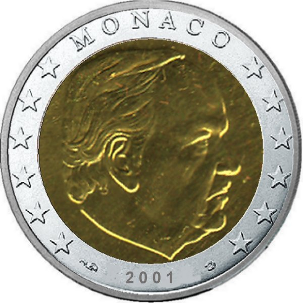 2 € Monaco - 2001 - Kursmünze