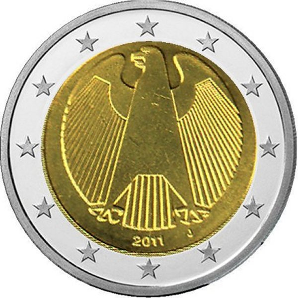 2 € Deutschland - 2011 - J - Kursmünze