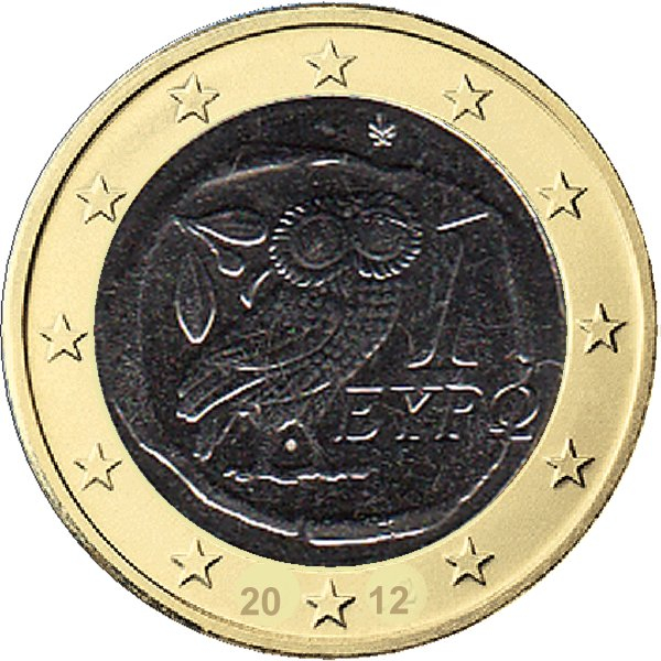 Griechenland - 2012 - 1 € Kursmünze aus KMS