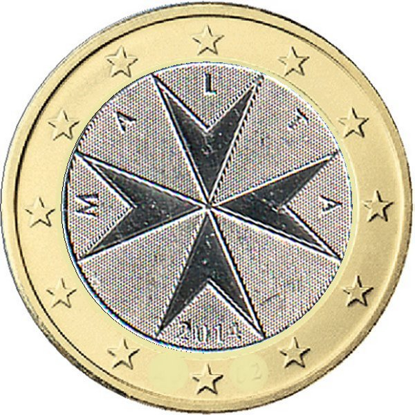 Malta - 2014 - 1 € Kursmünze aus KMS