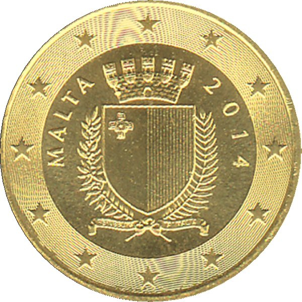 Malta - 2014 - 10 Cent Kursmünze aus KMS
