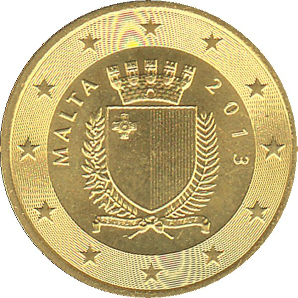 Malta 2013 - 10 Cent Kursmünze aus KMS