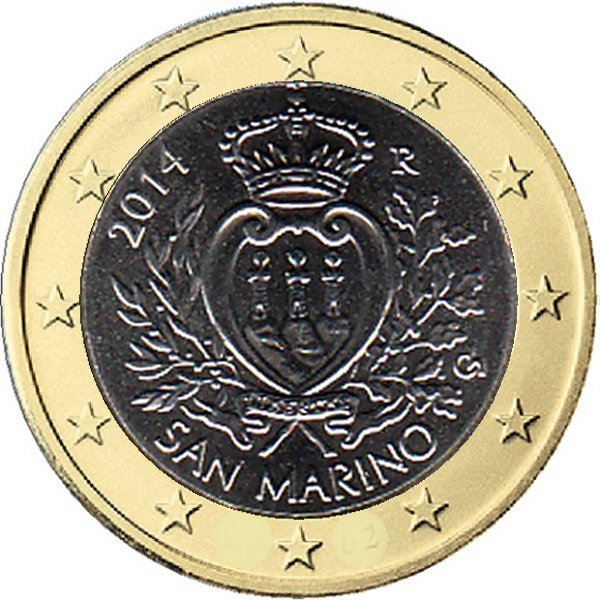 San Marino - 2014 - 1 € Kursmünze