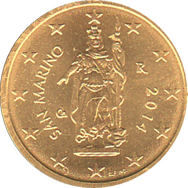 San Marino - 2014 - 2 Cent Kursmünze