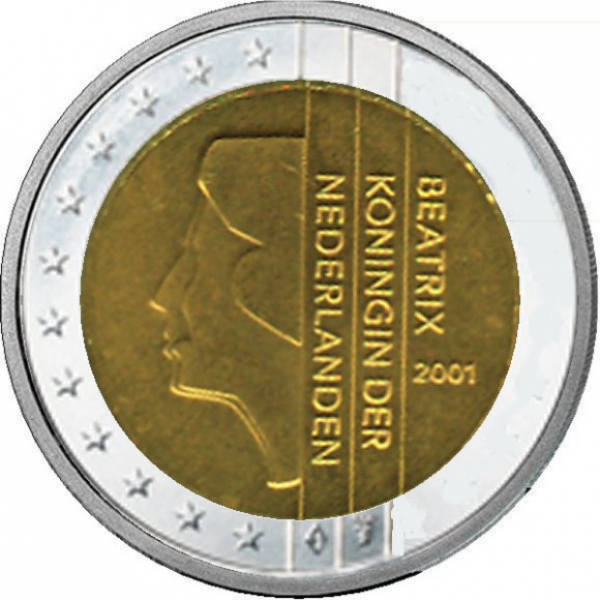2 € Niederlande - 2001 - Kursmünze