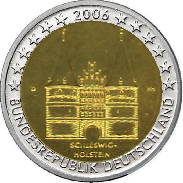 2 € Deutschland - 2006 - D - Lübecker Holstentor