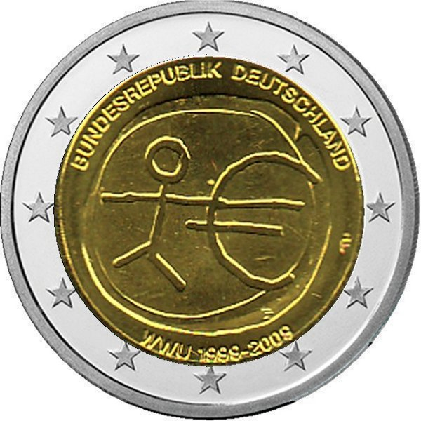 2 € Deutschland - 2009 - F - 10 Jahre Euro