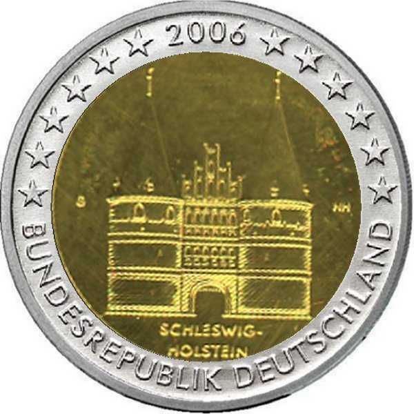 2 € Deutschland - 2006 - G - Lübecker Holstentor