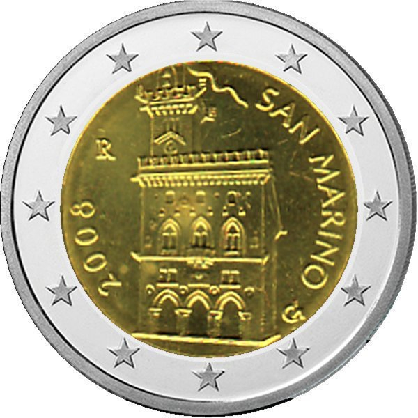 2 € San Marino - 2008 - Kursmünze