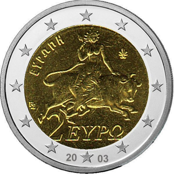 2 € Griechenland - 2003 - Kursmünze