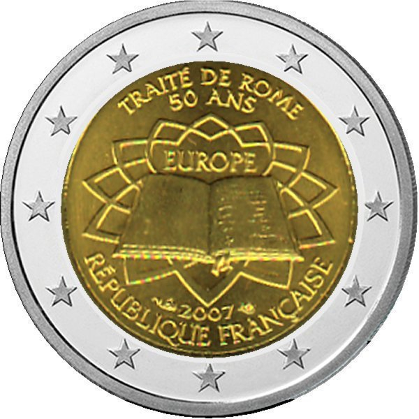 2 € Frankreich - 2007 - Römische Verträge
