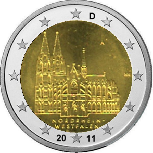 2 € Deutschland - 2011 - A - Kölner Dom