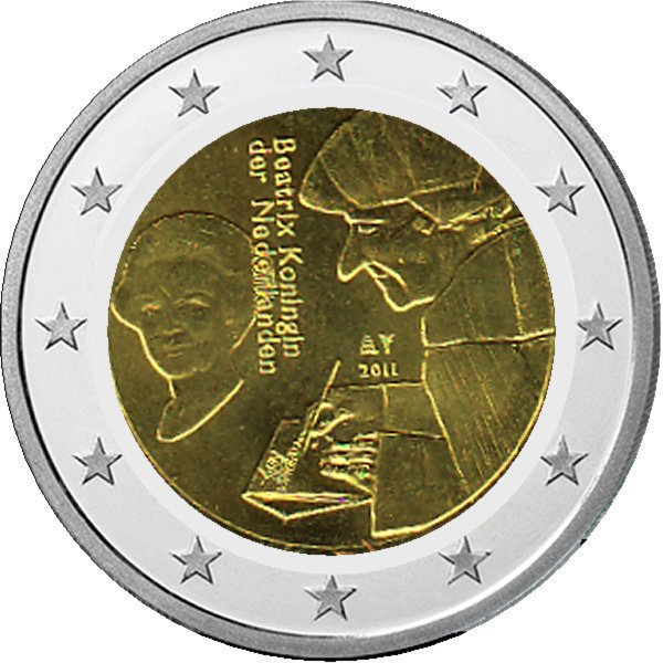 2 € Niederlande - 2011 - Erasmus von Rotterdam
