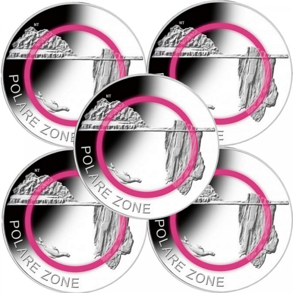 5 € Deutschland - 2021 - Polare Zone - Set (A-J)