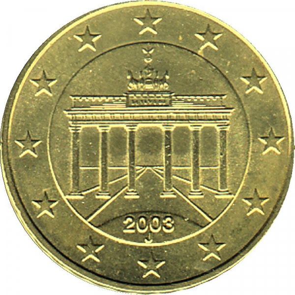 Deutschland - J - 2003 - 10 Cent Kursmünze