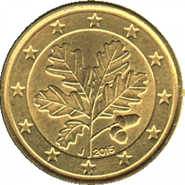 Deutschland - J - 2015 - 1 Cent Kursmünze