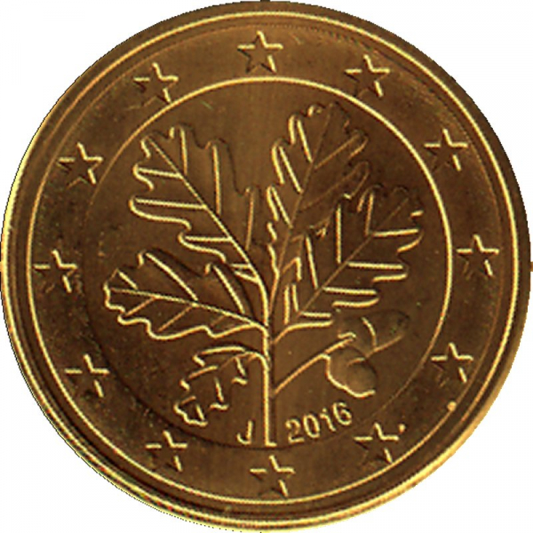 Deutschland - J - 2016 - 1 Cent Kursmünze
