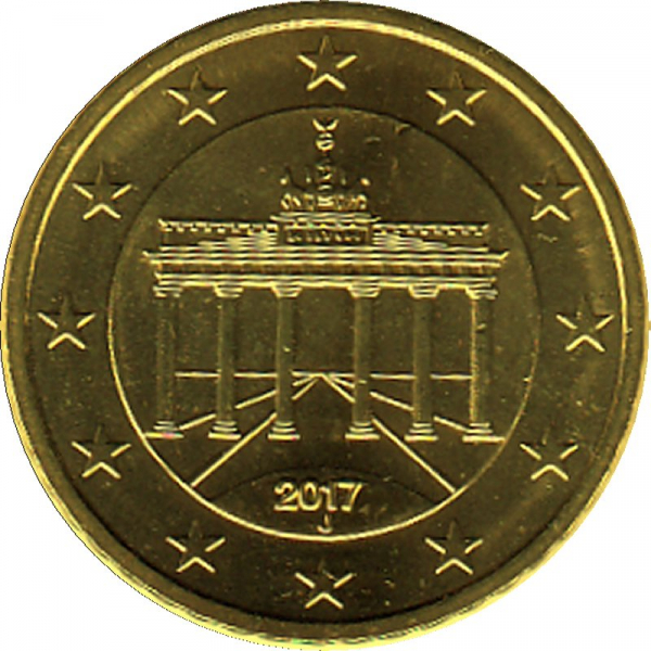 Deutschland - J - 2017 - 10 Cent Kursmünze aus KMS