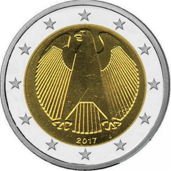 2 € Deutschland - 2017 - J - Kursmünze