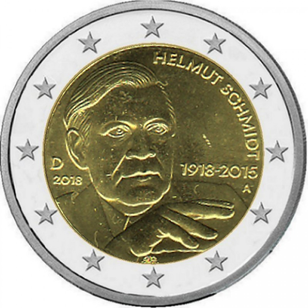 2 € Deutschland - 2018 - A - Helmut Schmidt