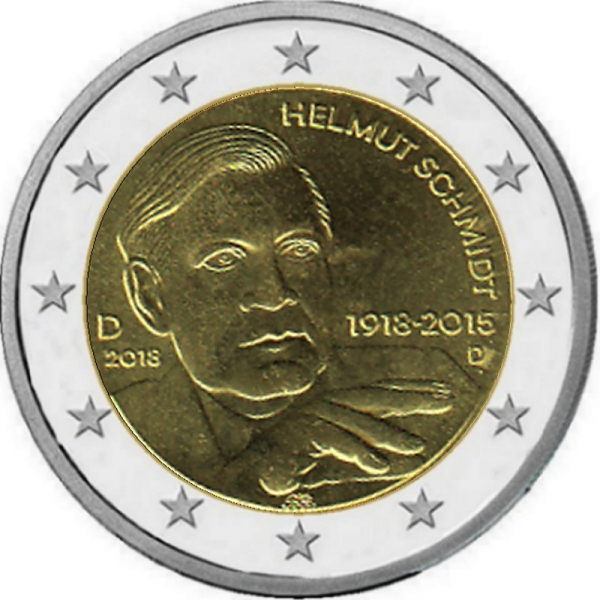 2 € Deutschland - 2018 - D - Helmut Schmidt