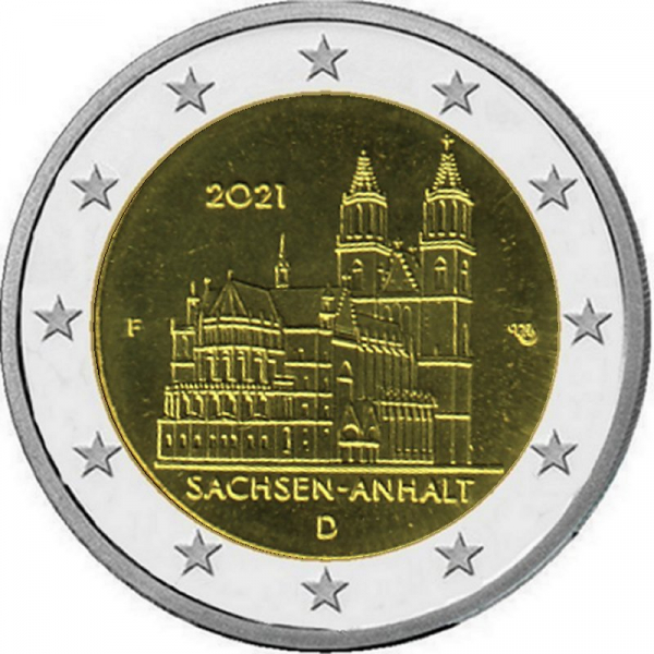 2 € Deutschland - 2021 - F - Magdeburger Dom