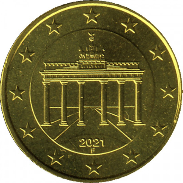 Deutschland - F - 2021 - 10 Cent Kursmünze aus KMS