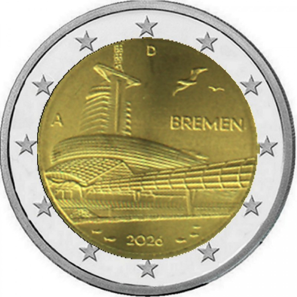 2 € Deutschland - 2026 - A - Klimahaus Bremerhaven
