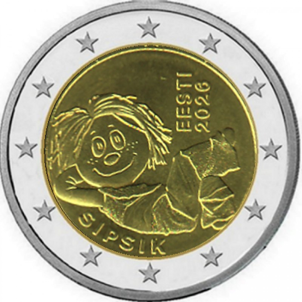 2 € Estland - 2026 - Sipsik