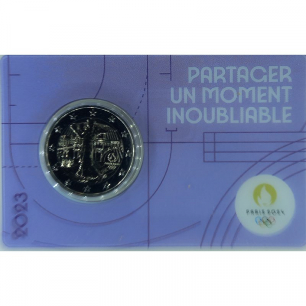 2 € Frankreich - 2023 - Die Säerin und der Faustkampf - (Violet)