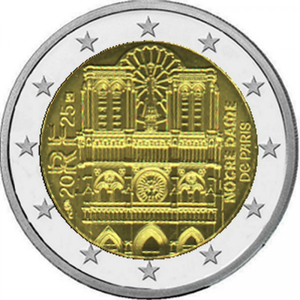 2 € Frankreich - 2025 - Notre Dame