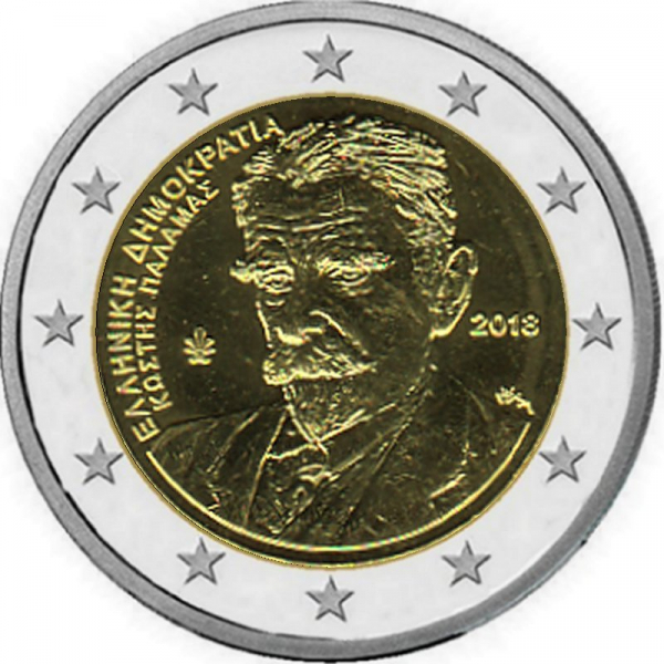 2 € Griechenland - 2018 - Kostis Palamas