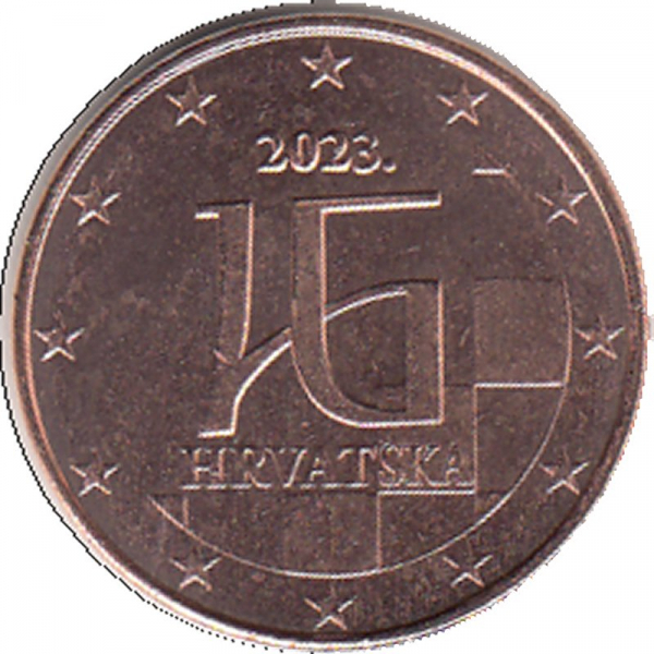 Kroatien 2023 - 2 Cent Kursmünze