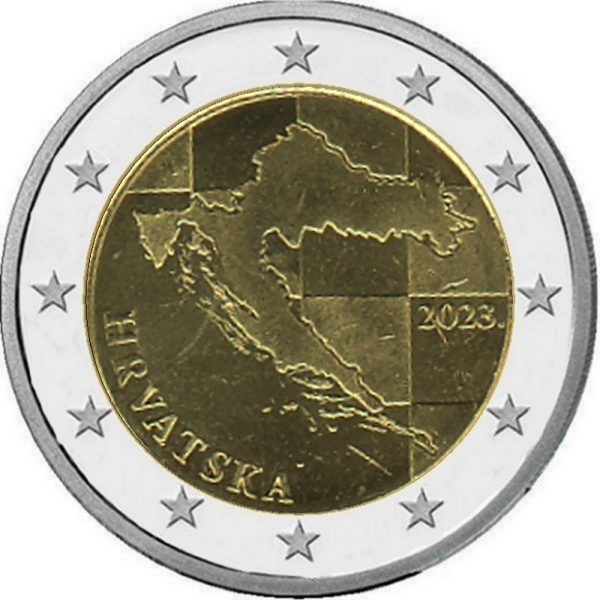 Kroatien - 2023 - 2 € Kursmünze