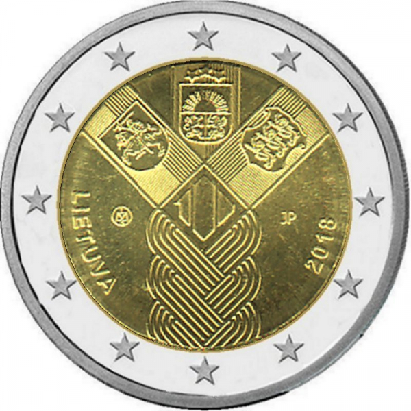 2 € Litauen - 2018 - 100 Jahre Unabhängigkeit