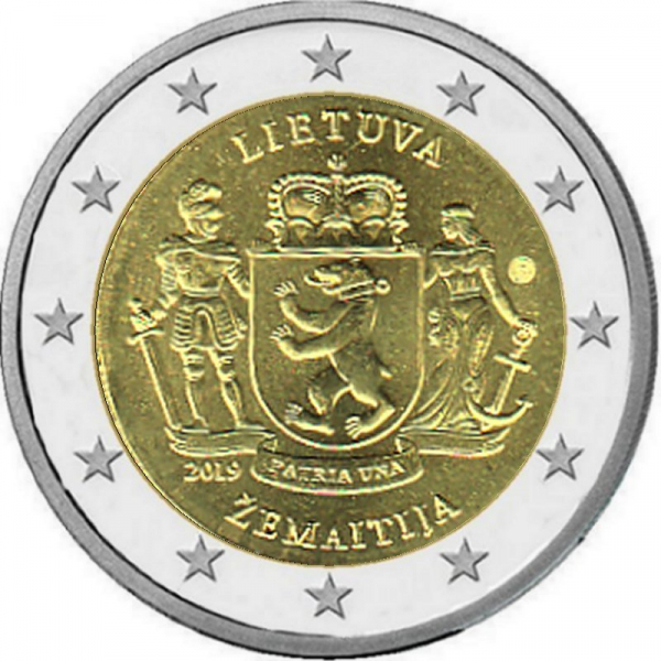 2 € Litauen - 2019 - Region Zemaitija