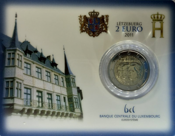 2 € Luxemburg - 2011 - Jean de Luxemburg - CoinCard