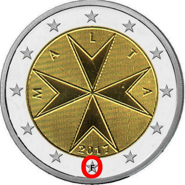 2 € Malta - 2017 - Kursmünze aus KMS