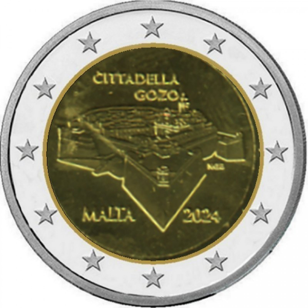 2 € Malta - 2024 - Cittadella Gozo