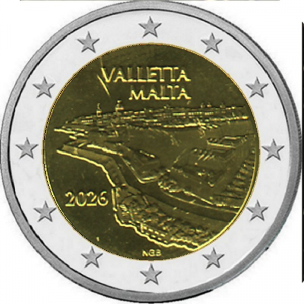 2 € Malta - 2026 - Valetta
