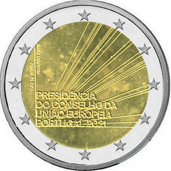2 € Portugal - 2021 - EU-Ratspräsidentschaft