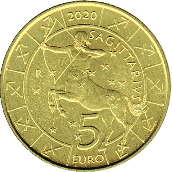 5 € San Marino - 2020 - Sternkreiszeichen: Schütze